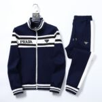 Prada Logotype Navy Tracksuit