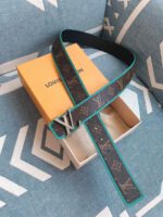 Louis Vuitton Monogram Brown Belt - Image 3