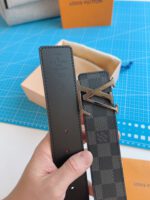 Louis Vuitton Monogram Black Belt - Image 3