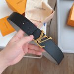 Louis Vuitton Heritage Reversible Black Belt