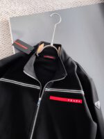 Prada Logotype Black Tracksuit - Image 3