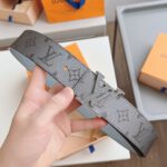 Louis Vuitton Reversible Grey Belt
