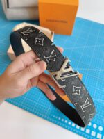 Louis Vuitton Monogram Black Belt