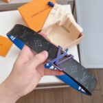 Louis Vuitton NBA Reversible Black Belt