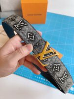 Louis Vuitton Monogram White Belt