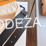 Louis Vuitton Monument Outline Black Belt - Image 3