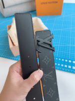 Louis Vuitton Monogram Black Belt - Image 3