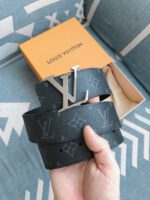 Louis Vuitton Monogram Black Belt - Image 2