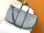 Louis Vuitton Keepall Bandouliere 50 Monogram Washed Denim Coated Canvas - Image 2