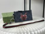 Gucci GG Supreme Fox Lanyard Coin Case Card Holder