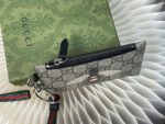 Gucci GG Supreme Bee Lanyard Coin Case Card Holder - Image 3