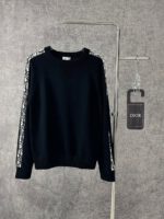 Christian Dior Oblique Insert Knit Sweatshirt