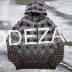Louis Vuitton Monogram Faded Plaid Hoodie - Image 3