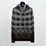 Louis Vuitton Monogram Faded Plaid Hoodie